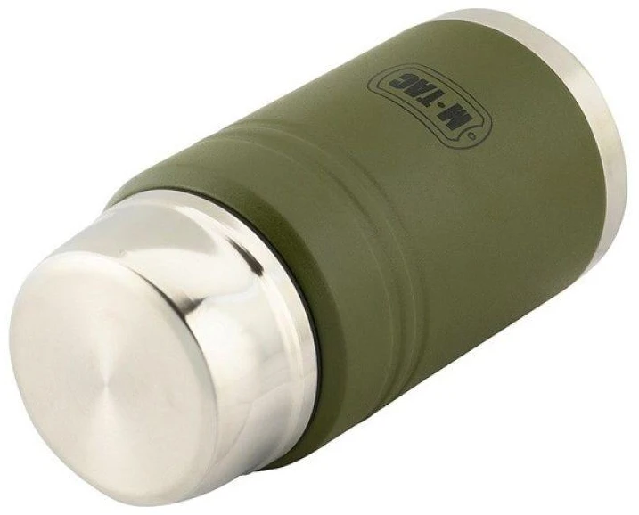 M-Tac maisto termosas su sulankstomu šaukštu 750 ml Olive