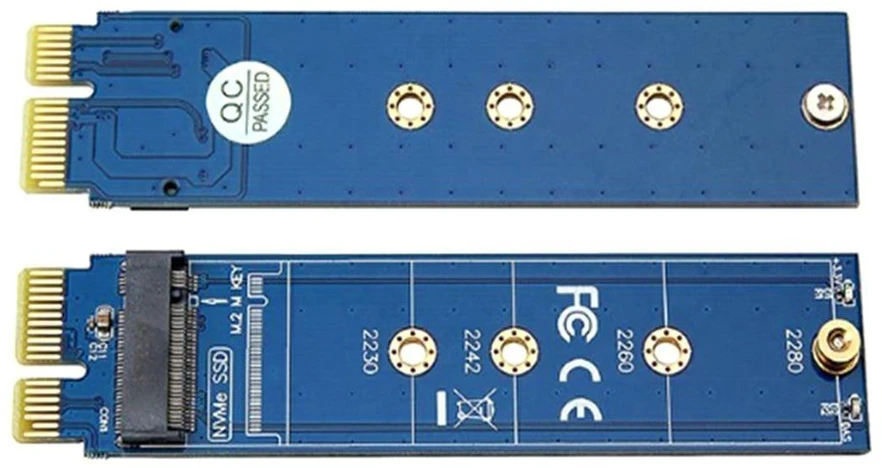 Aptel M.2 NVMe M rakto adapteris