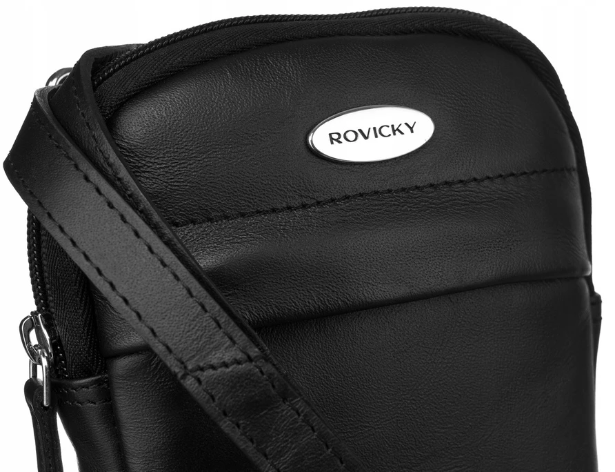 Maža moteriška rankinė-piniginė iš natūralios odos - Rovicky