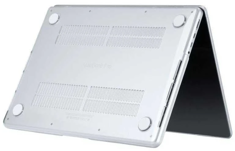 Tech-Protect SmartShell dėklas Apple MacBook Pro 14" M1 / ​​M2 / M3 2021-2023 – skaidrus