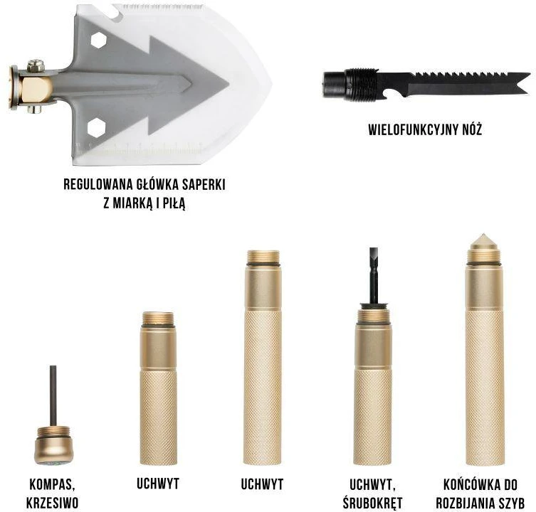 MACGYVER TAKTINĖ KASTUVĖ 14 IN 1 MULTITOOL 102277