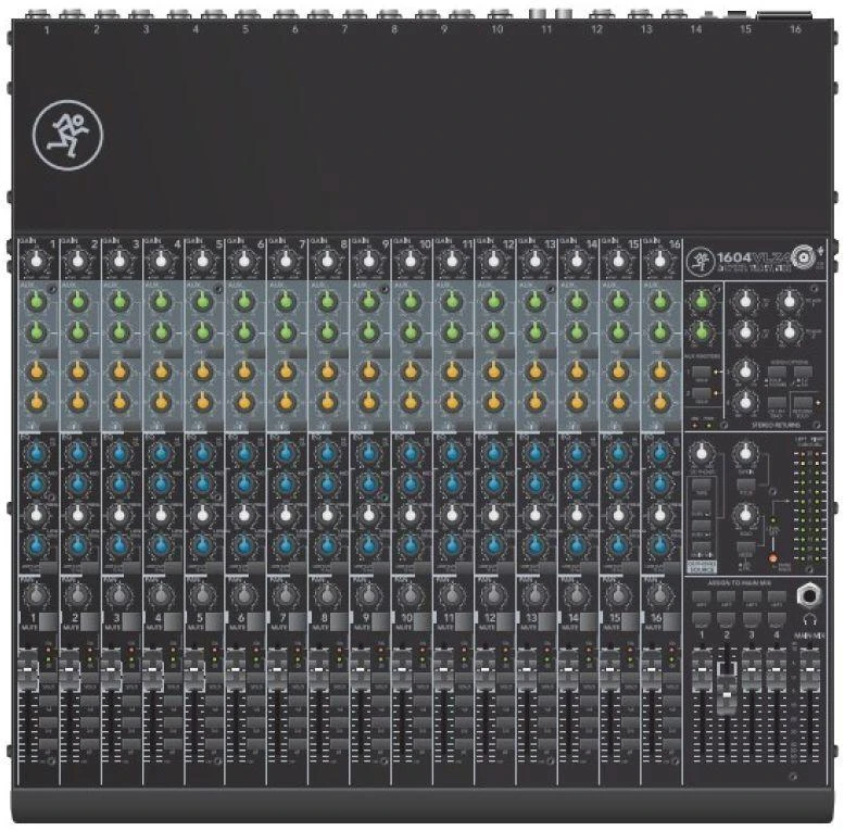 Mackie 1604VLZ4 garso pultas, 16 kanalų, 20 - 20000 Hz