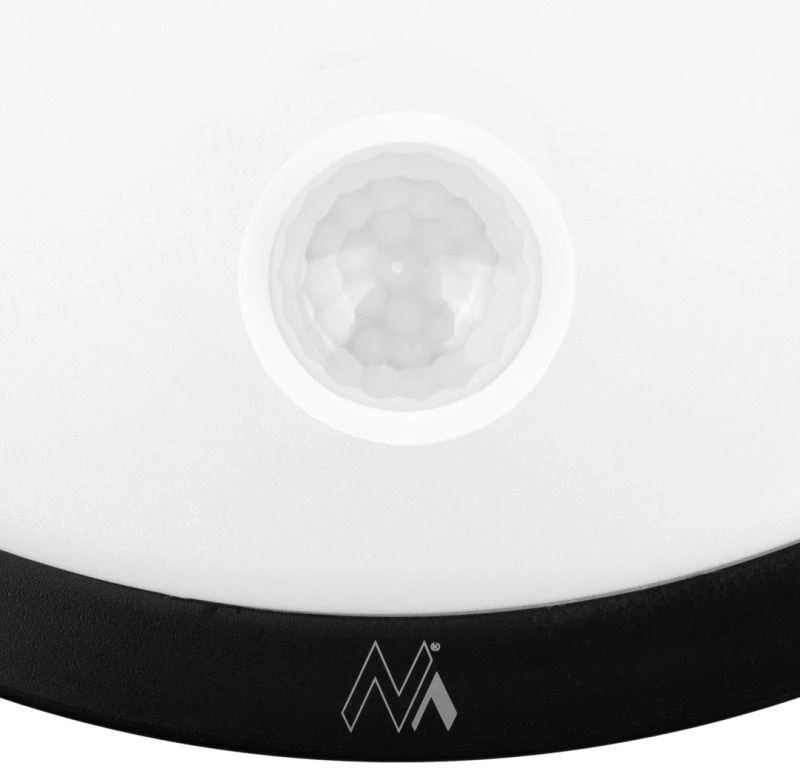 Maclean LED šviestuvas su judesio jutikliu, PIR jutikliu, juodas, 10W, IP65, 1000lm, neutrali spalva, MCE525 B