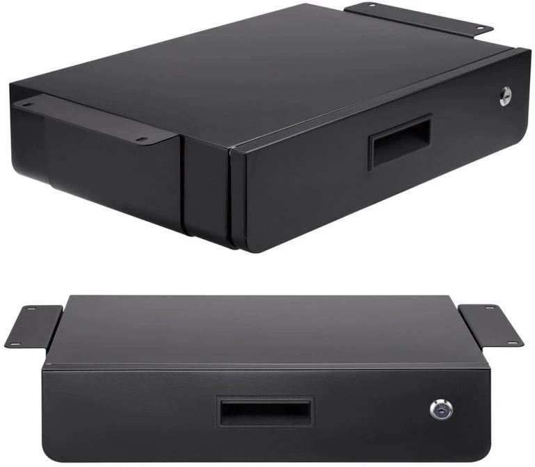 Maclean MC-461 Under Desk Lockable Drawer 5kg Organizer Juodas max 5kg
