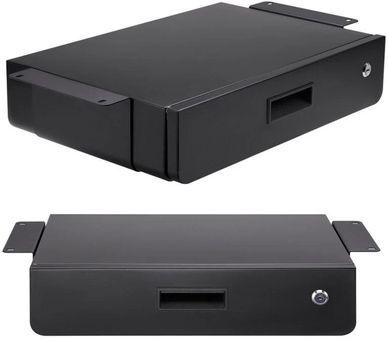 Maclean MC-461 Under Desk Lockable Drawer 5kg Organizer Juodas max 5kg
