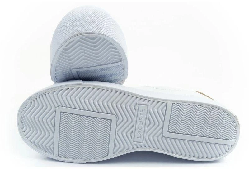 Madingi balti moteriški sportiniai bateliai Lacoste Ziane Platform 126