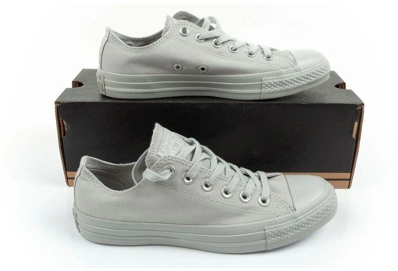 Madingi ir patogūs pilki moteriški Converse Chuck Taylor All Star laisvalaikio bateliai