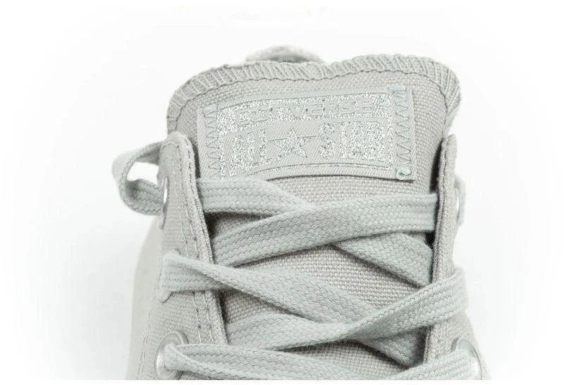 Madingi ir patogūs pilki moteriški Converse Chuck Taylor All Star laisvalaikio bateliai