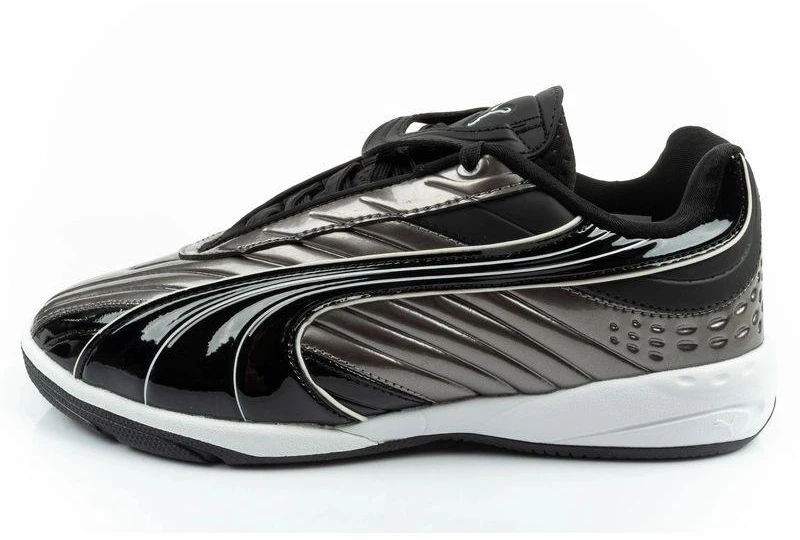 Madingi jaunimo sportiniai bateliai Puma V-S2 Goalgetter, sidabriniai
