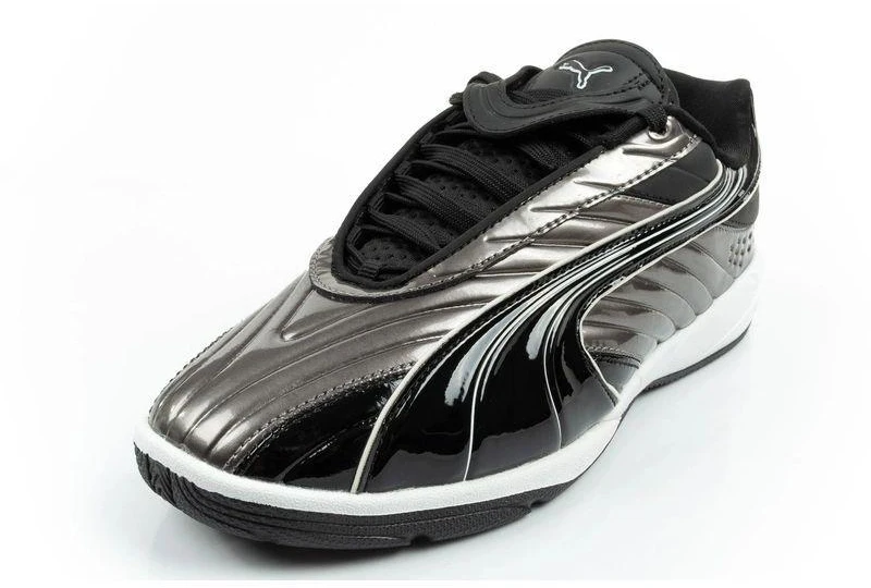 Madingi jaunimo sportiniai bateliai Puma V-S2 Goalgetter, sidabriniai