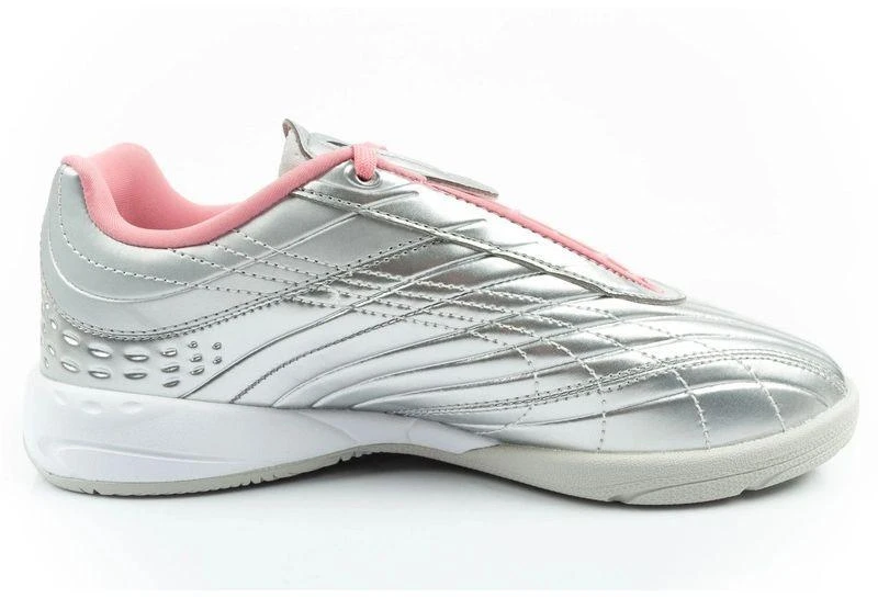 Madingi jaunimo sportiniai bateliai Puma V-S2 Goalgetter, sidabriniai