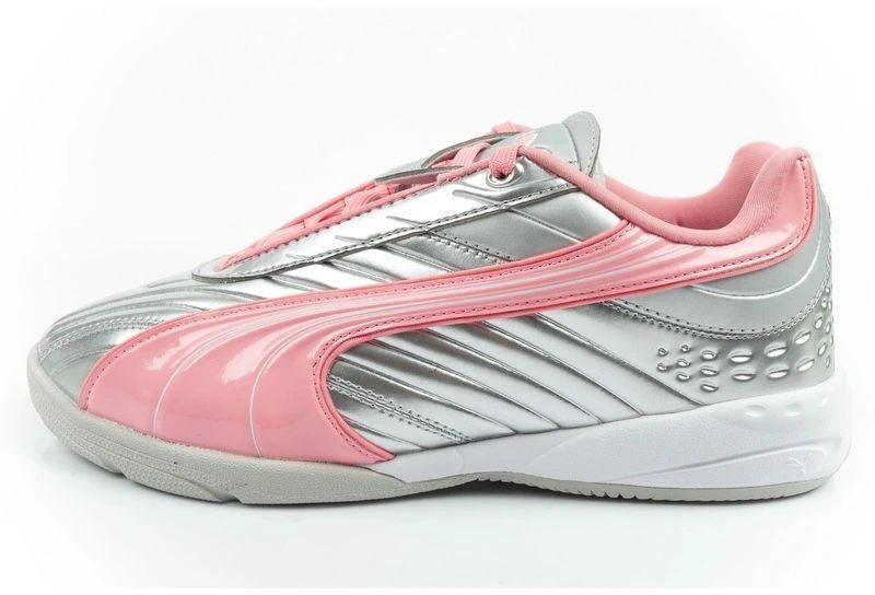 Madingi jaunimo sportiniai bateliai Puma V-S2 Goalgetter, sidabriniai