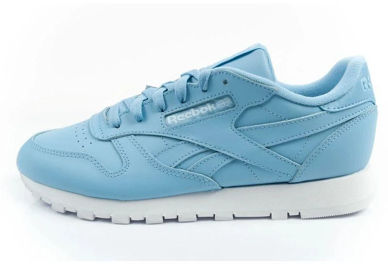 Madingi odiniai moteriški Reebok laisvalaikio bateliai Classic, mėlyni