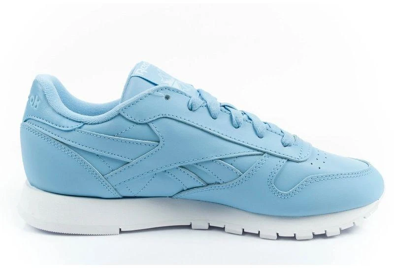 Madingi odiniai moteriški Reebok laisvalaikio bateliai Classic, mėlyni