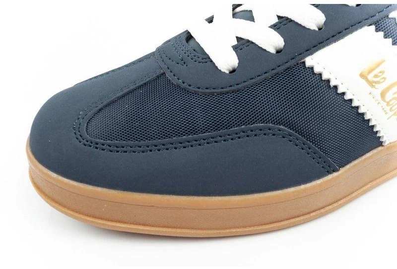 Madingi, patogūs, ilgaamžiai moteriški Lee Cooper laisvalaikio bateliai, tamsiai mėlynos spalvos