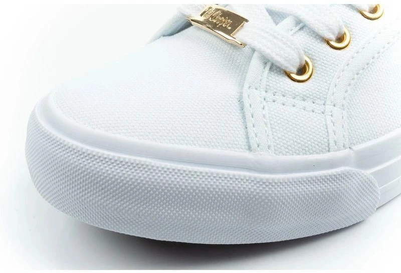 Madingi, patogūs Lee Cooper moteriški sportiniai bateliai, balti