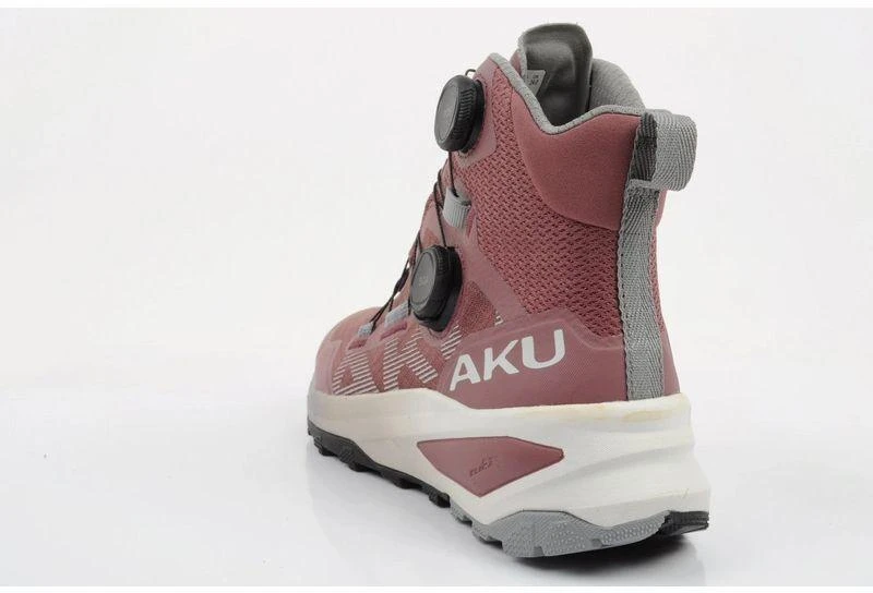 Madingi rožiniai ir pilki moteriški sportiniai trekingo batai Aku Furiosa BOA GTX Vibram