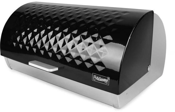Maestro breadbox juodas MR-1676