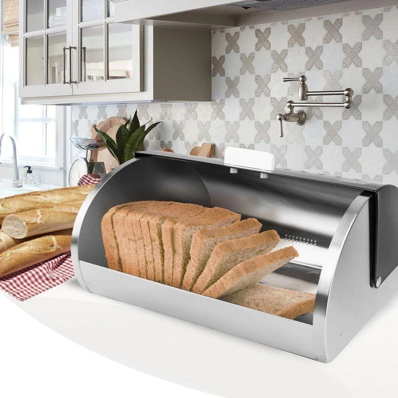 Maestro breadbox juodas MR-1676