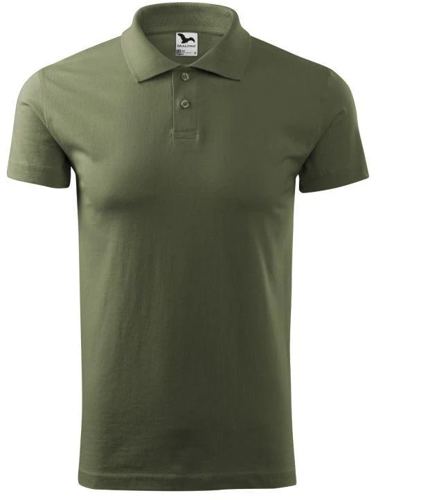 Mafini Single J. M MLI-20209 chaki spalvos polo marškinėliai