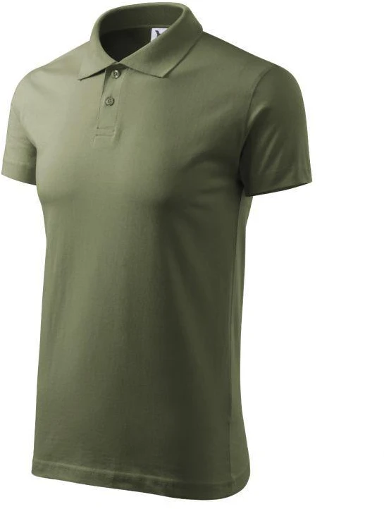 Mafini Single J. M MLI-20209 chaki spalvos polo marškinėliai