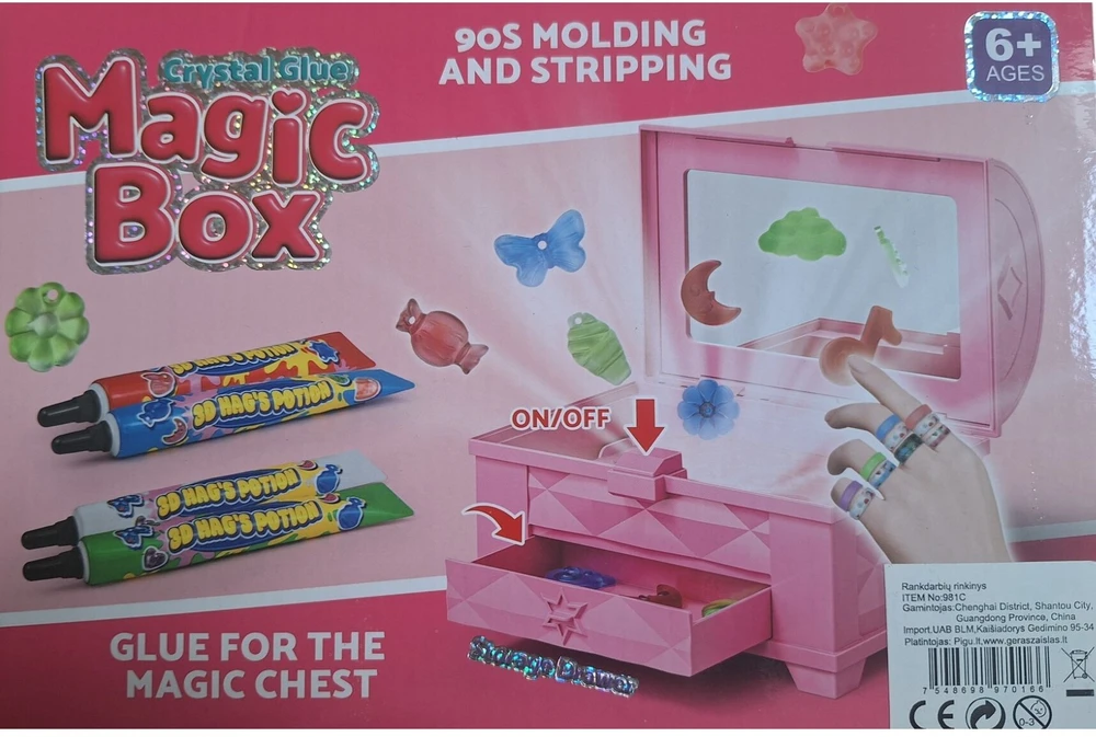 Magic box krištolo klijai - Papildymas