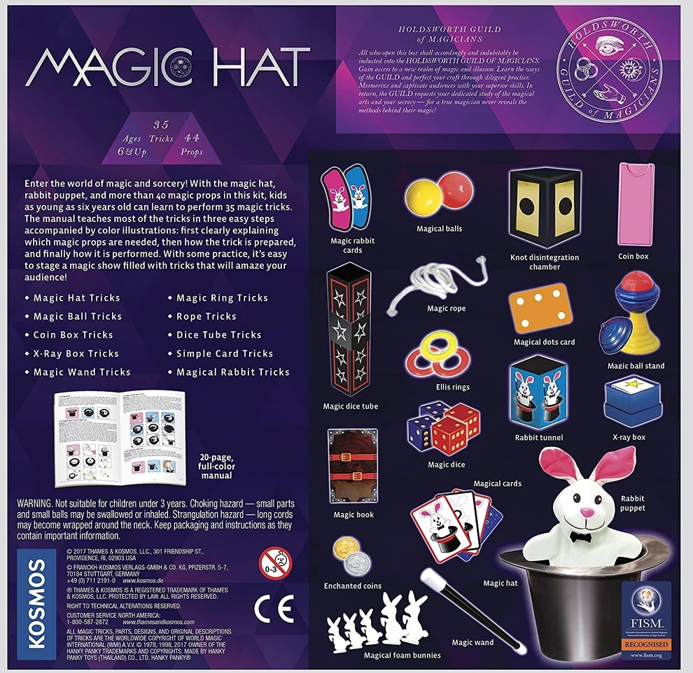 Magiškų triukų rinkinys „Magic Hat”