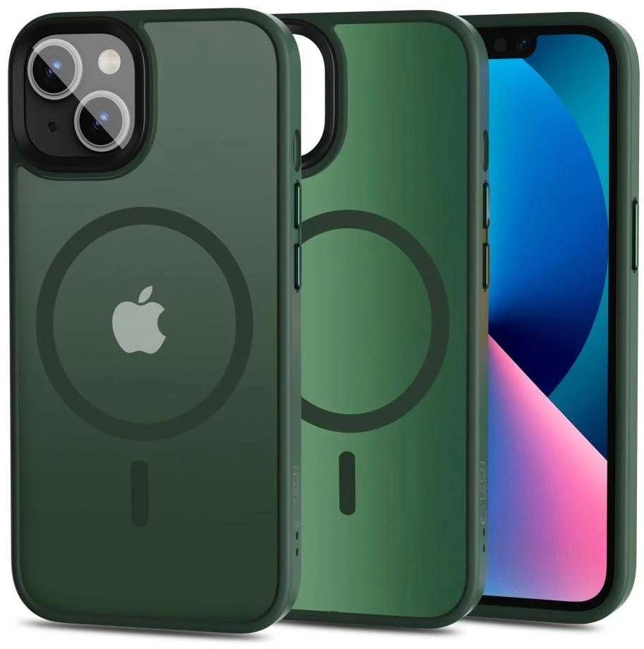 Tech-Protect MagMat MagSafe Apple iPhone 13 – dėklas telefonui žalios spalvos