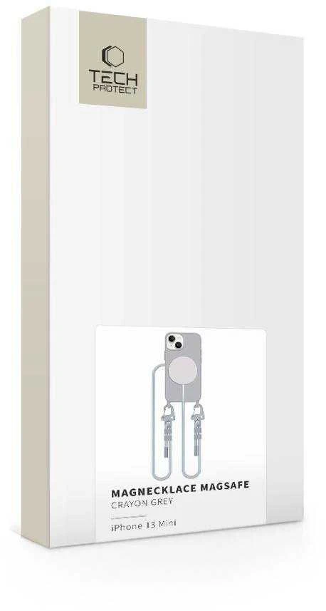 TECH-PROTECT MAGNECKLACE MagSafe Apple iPhone 13 MINI dėklas telefonui pilkos spalvos