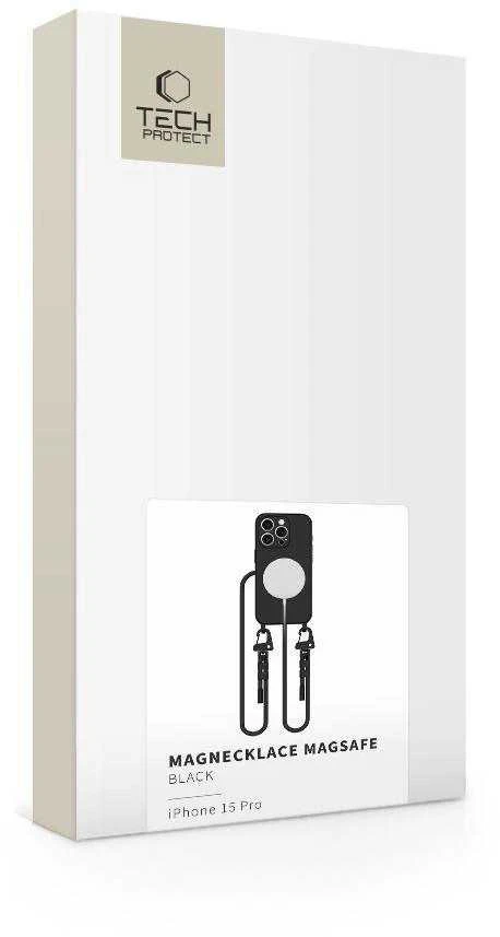 Tech-Protect MAGNECKLACE MagSafe Apple iPhone 15 Pro dėklas telefonui juodos spalvos