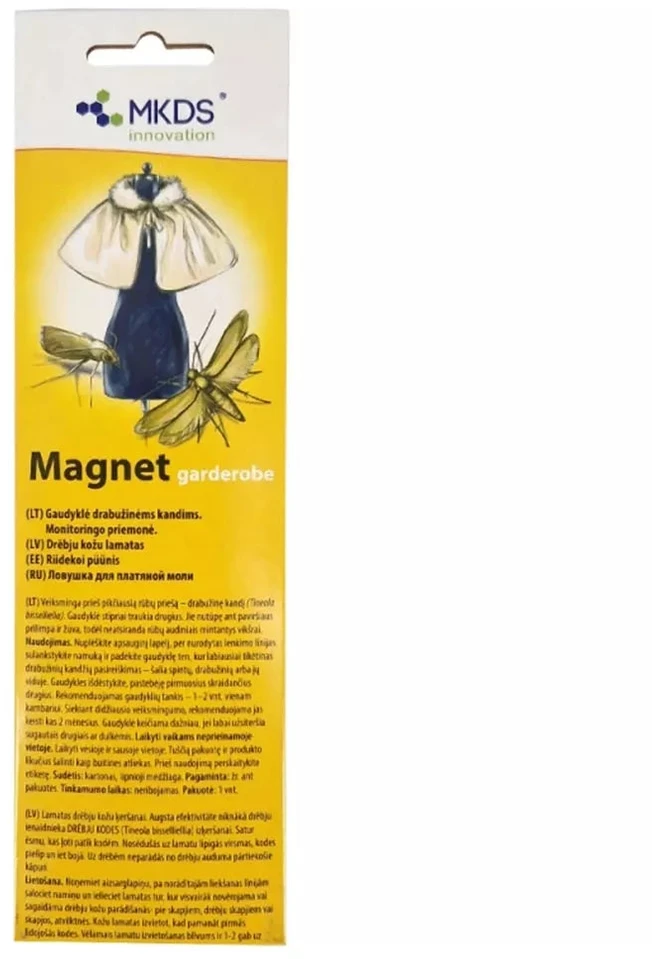 Mkds MAGNET garderobe – drabužinių kandžių gaudyklė