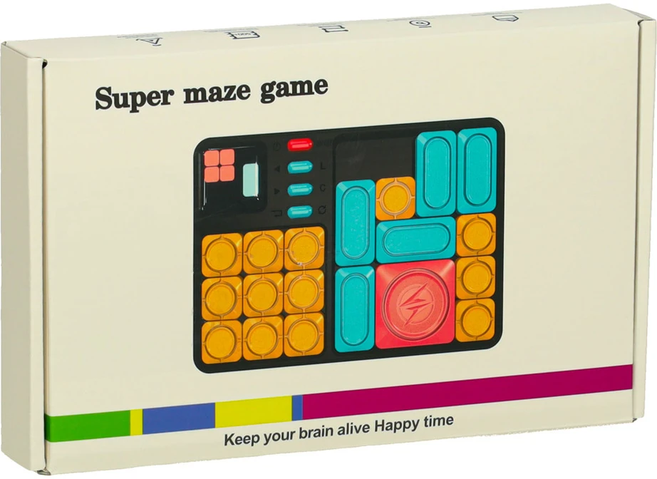 KIK Interaktyvi dėlionės konsolė SUPER SLIDE, MAZE GAME