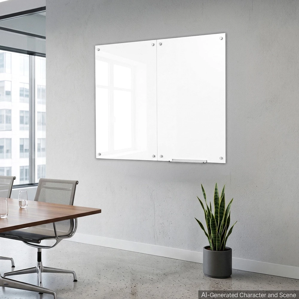 Magnetinė stiklinė lenta VEVOR BL-3648-MW, 900 x 600 mm, 2 vnt.