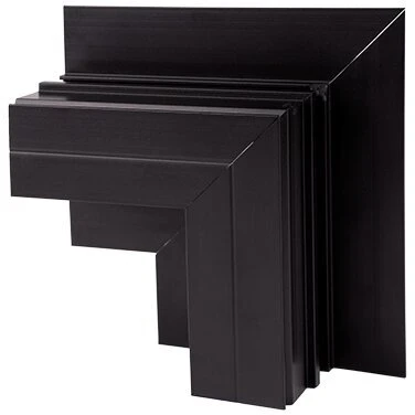 Magnetinės sistemos bėgelio kampinis sujungimas OPTONICA R20, juodas