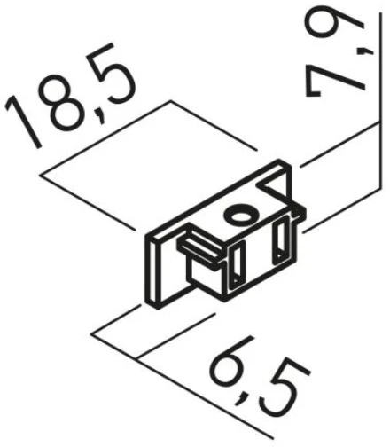 Magnetinės sistemos XNEO bėgelio užbaigimas, juodas