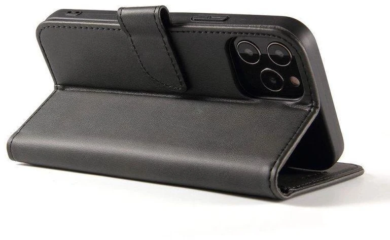 Magnetinis dėklas, elegantiškas apvalkalas Huawei nova 8, juodas, su stovėjimo funkcija