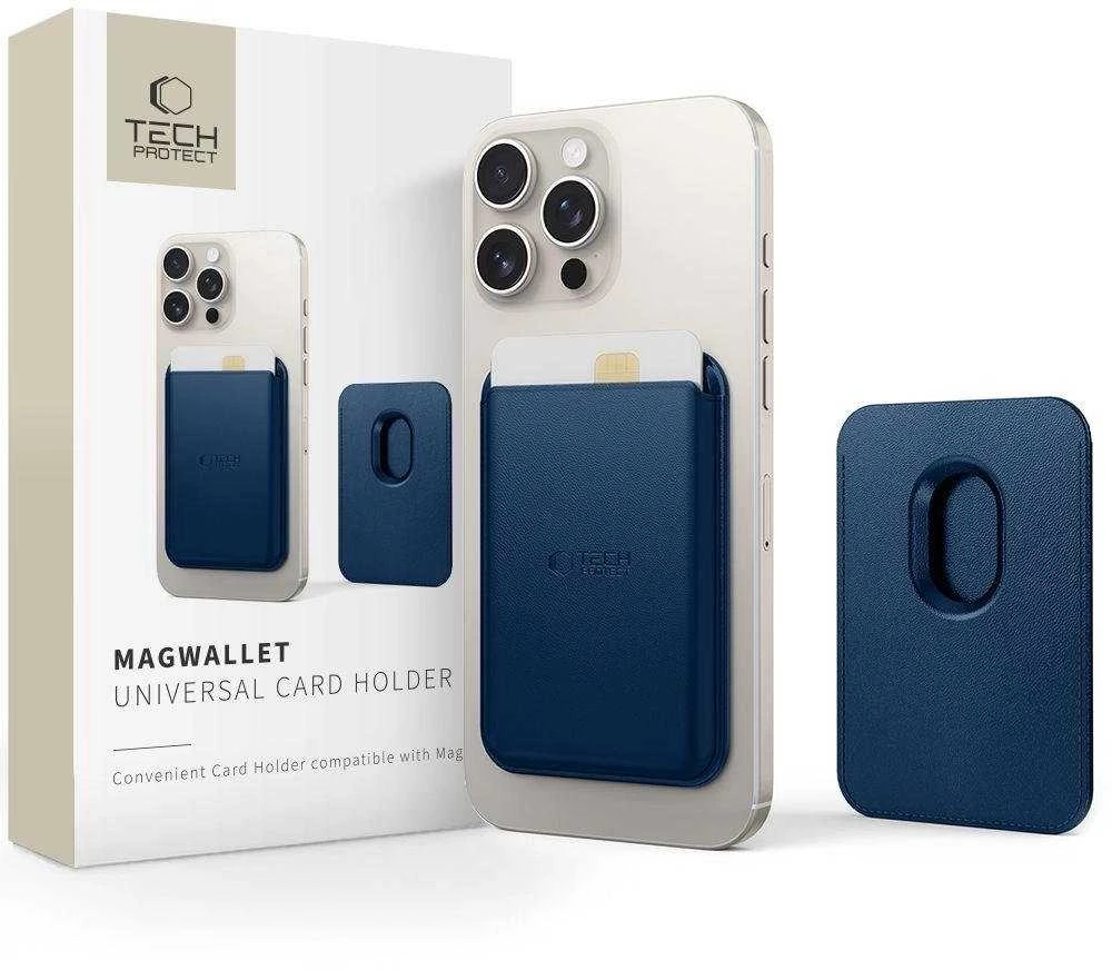 Tech-Protect MagWallet apsauginis dėklas - Mėlyna