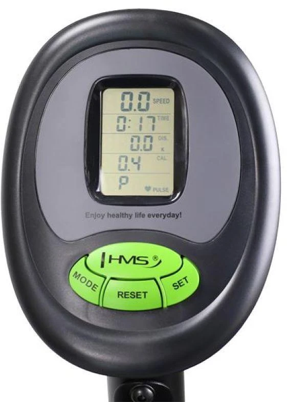 Horizontalus magnetinis dviratis treniruoklis HMS R9259 Plus juodas-žalias