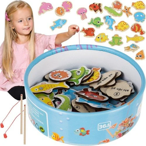 Kruzzel ISO TRADE Žaidimas „Žvejyba“ magnetinis, 22 vnt.