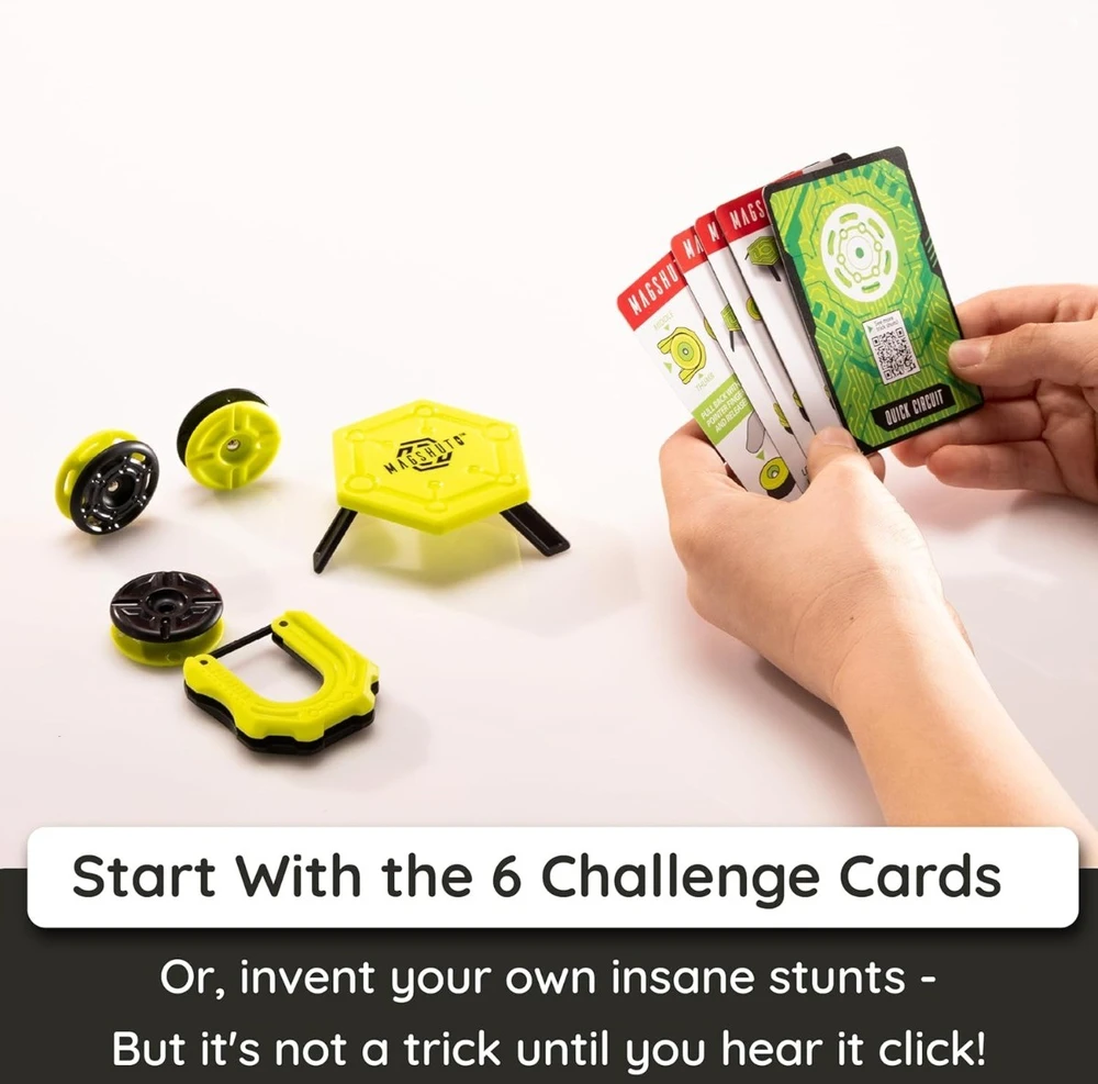 Fat Brain Toys Magnetinių triukų rinkinys „Magshuto: Quick Circuit“
