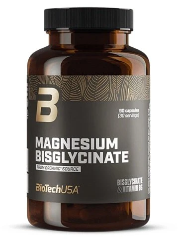 Magnio bisglicinato kapsulės BioTechUSA 90 kapsulių