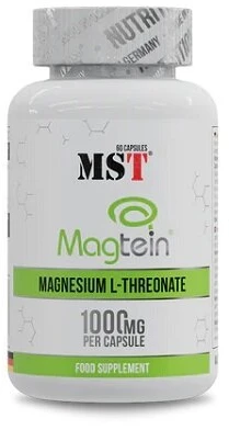 MST Magnio L-Treonatas Magtein® 1000mg 60 Kapsulių