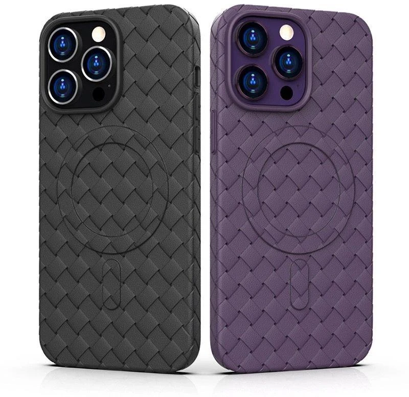 Hurtel MagSafe Woven Apple iPhone 14 Pro – dėklas telefonui mėlynos spalvos