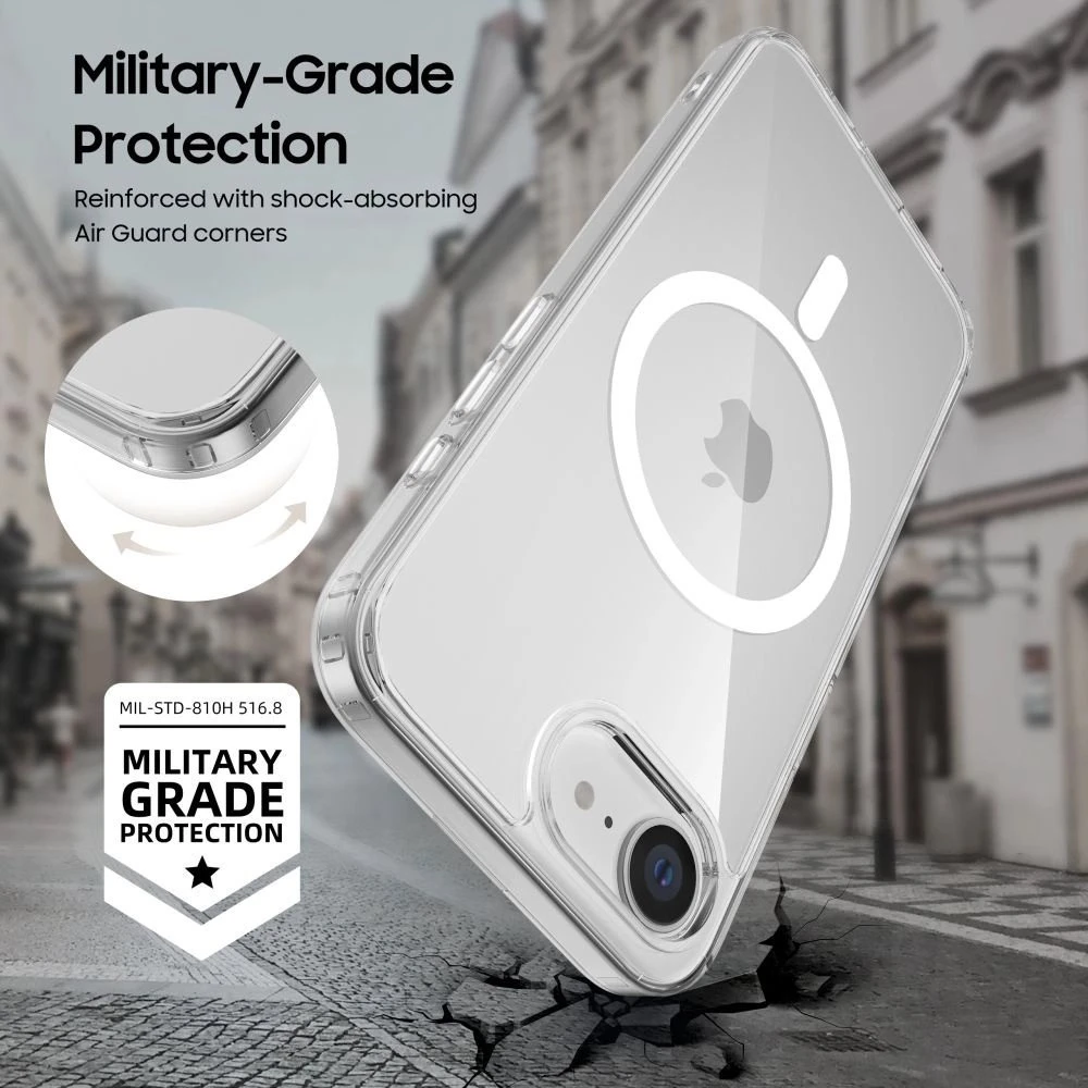 MagSafe dėklas iPhone 16e – Skaidrus