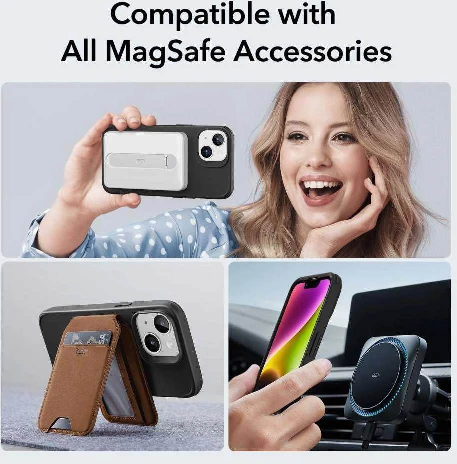 ESR CH Halolock MagSafe Apple iPhone 14 Plus dėklas telefonui juodos spalvos