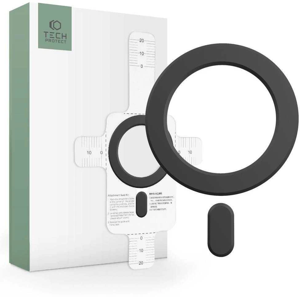 Tech-Protect MagMat MagSafe magnetic ring universal – dėklas telefonui juodos spalvos