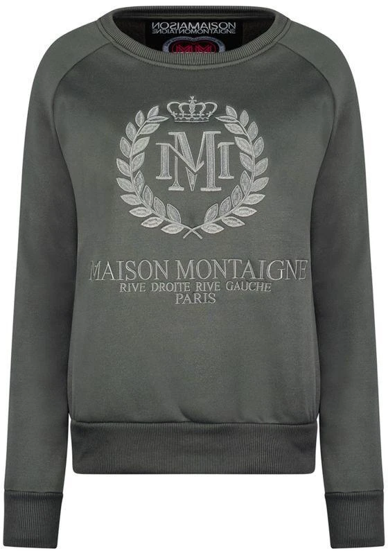 Maison Montaigne FIMOSAI DGREY MT LADY 016 moteriškas džemperis (RBMWW6410F/MM-TAMSIAI PILKA)
