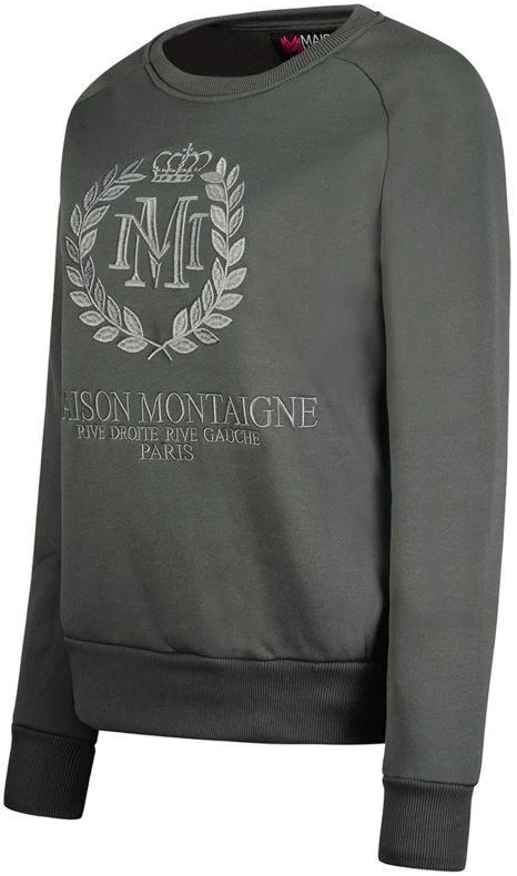 Maison Montaigne FIMOSAI DGREY MT LADY 016 moteriškas džemperis (RBMWW6410F/MM-TAMSIAI PILKA)
