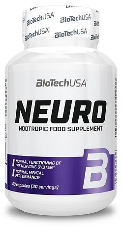 Maisto papildas kapsulėmis BioTechUSA Neuro 60 kapsulių
