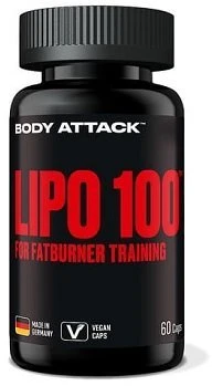 Body Attack Lipo 100 - 60 Kapsulių